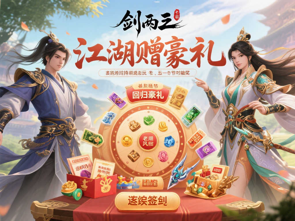 五一畅游江湖 《剑网2》四月新版本今日开启豪礼相赠